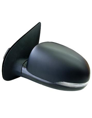 RETROVISORE ELETTRICO DESTRO NERO 5 PIN TERMICO VETRO CONVESSO CON FANALINO INTEGRATO HYUNDAI i20 I BAIA 20122014