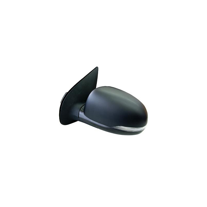 RETROVISORE ELETTRICO DESTRO NERO 5 PIN TERMICO VETRO CONVESSO CON FANALINO INTEGRATO HYUNDAI i20 I BAIA 20122014