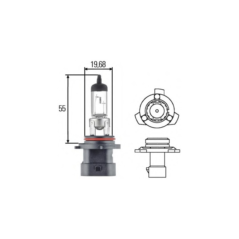 HB4A 9006XS 12V 51W STANDARD