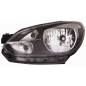 PROIETTORE SINISTRO H4 CON PARABOLA NERA CON BORDO NERO VOLKSWAGEN UP 121122123BL1BL2BL3 20122016
