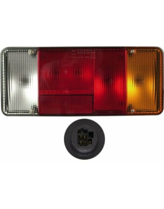 FANALE POSTERIORE DESTRO CON PORTALAMPADA CONNETTORE 5 PIN CITROEN JUMPER II 244 20022006, CITROEN JUMPER III 20062014VERS 2012