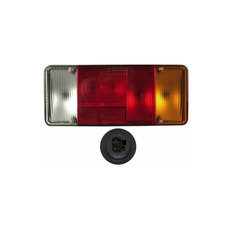FANALE POSTERIORE DESTRO CON PORTALAMPADA CONNETTORE 5 PIN CITROEN JUMPER II 244 20022006, CITROEN JUMPER III 20062014VERS 2012