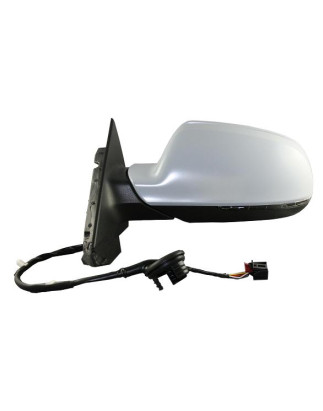 RETROVISORE ELETTRICO DESTRO 10 PIN CON PRIMER TERMICO ASFERICO RICHIUDIBILE ELETTRICAMENTE CON FANALINO INTEGRATO AUDI A3 8P18