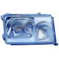 PROIETTORE SINISTRO H4,H3 CON CORNICE CROMATA MERCEDES-BENZ E CLASS W124 19851992