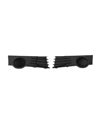 KIT GRIGLIE PARAURTI ANTERIORE DESTRASINISTRA NERE FIAT TALENTO 296 2016