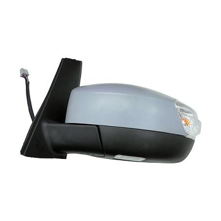 RETROVISORE ELETTRICO DESTRO 10 PIN CON PRIMER TERMICO VETRO CONVESSO RICHIUDIBILE ELETTRICAMENTE CON FANALINO INTEGRATO CON LU
