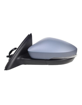RETROVISORE ELETTRICO SINISTRO 15 PIN CON PRIMER TERMICO VETRO CONVESSO RICHIUDIBILE ELETTRICAMENTE CON FANALINO INTEGRATO LED 