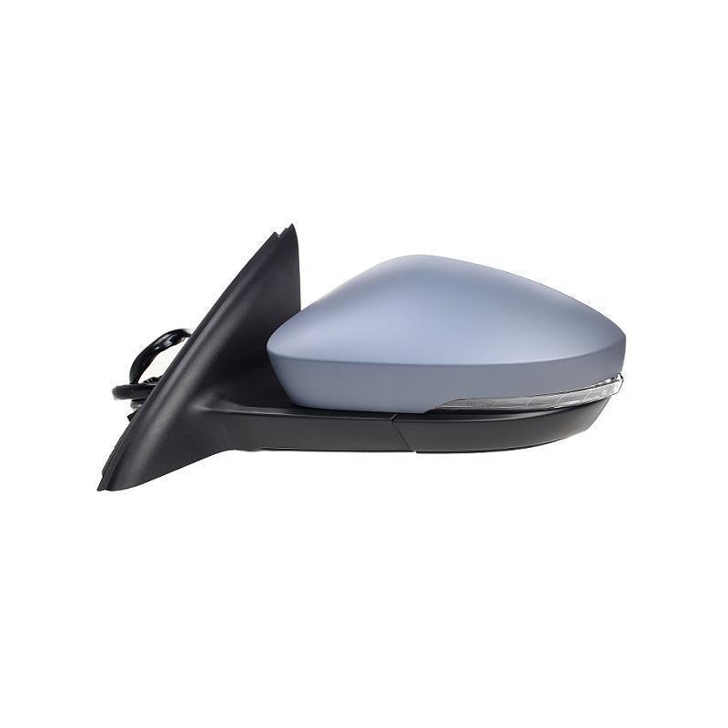 RETROVISORE ELETTRICO SINISTRO 15 PIN CON PRIMER TERMICO VETRO CONVESSO RICHIUDIBILE ELETTRICAMENTE CON FANALINO INTEGRATO LED 