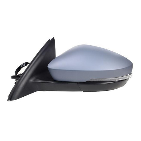 RETROVISORE ELETTRICO SINISTRO 15 PIN CON PRIMER TERMICO VETRO CONVESSO RICHIUDIBILE ELETTRICAMENTE CON FANALINO INTEGRATO LED 