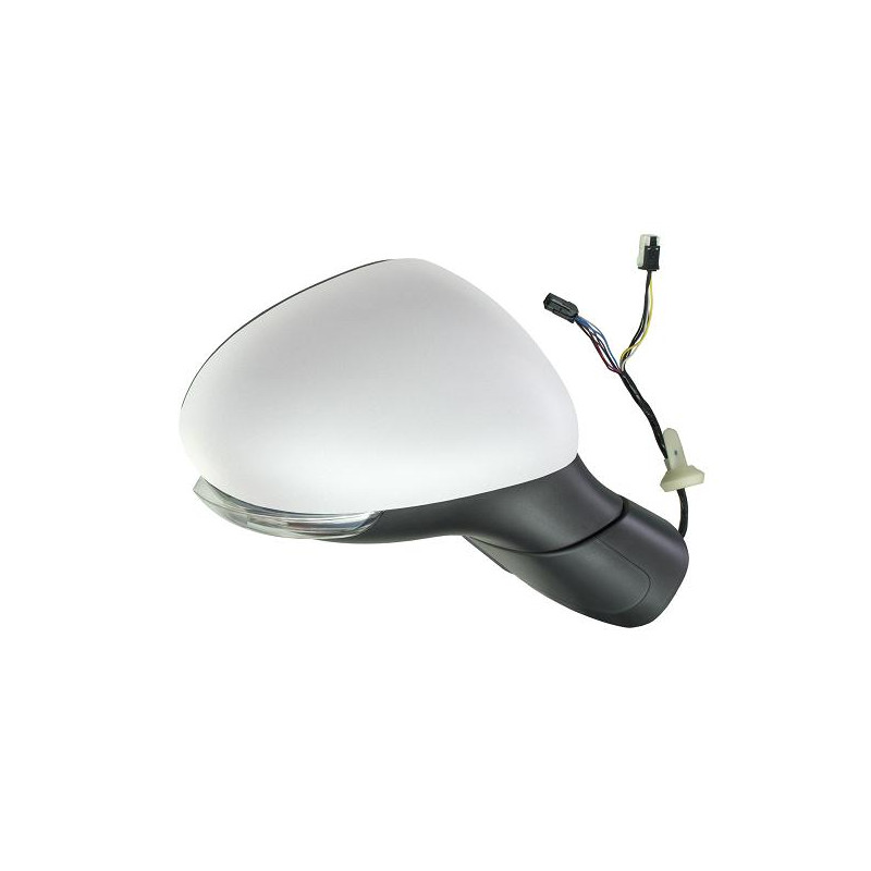 RETROVISORE ELETTRICO DESTRO 6+5 PIN CON PRIMER TERMICO RICHIUDIBILE ELETTRICAMENTE CON FANALINO INTEGRATO CON SONDA CON SISTEM