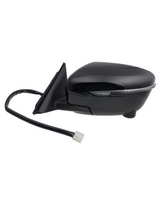 RETROVISORE ELETTRICO DESTRO 13 PIN CON PRIMER TERMICO VETRO CONVESSO RICHIUDIBILE ELETTRICAMENTE CON FANALINO INTEGRATO CON BL