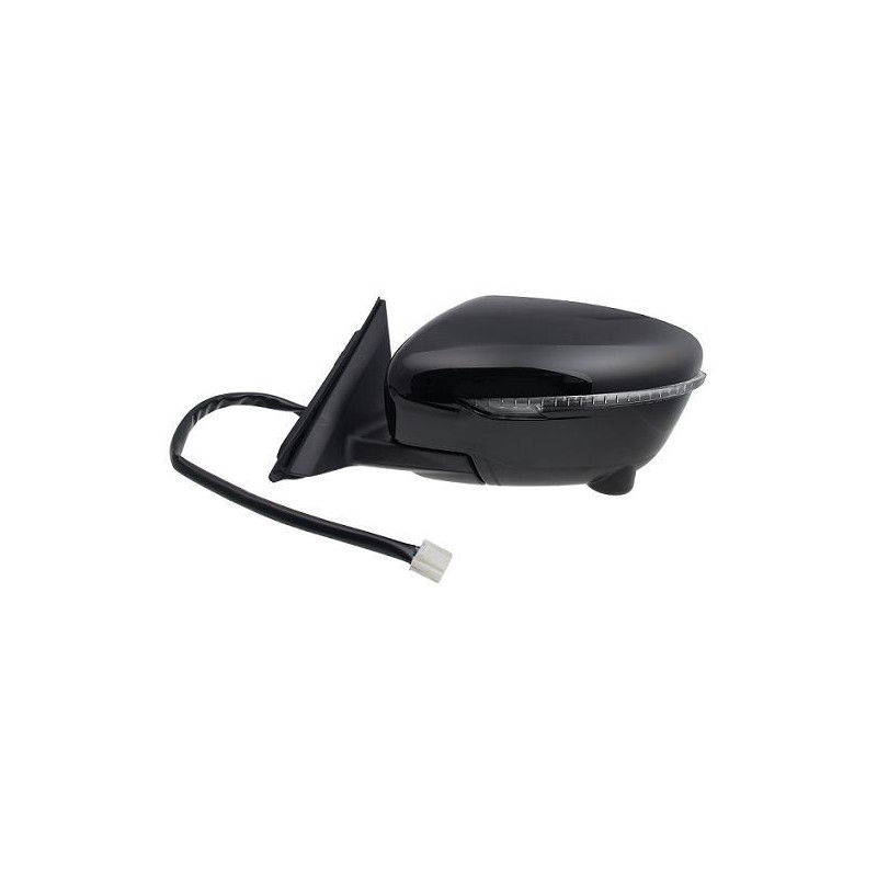 RETROVISORE ELETTRICO DESTRO 13 PIN CON PRIMER TERMICO VETRO CONVESSO RICHIUDIBILE ELETTRICAMENTE CON FANALINO INTEGRATO CON BL