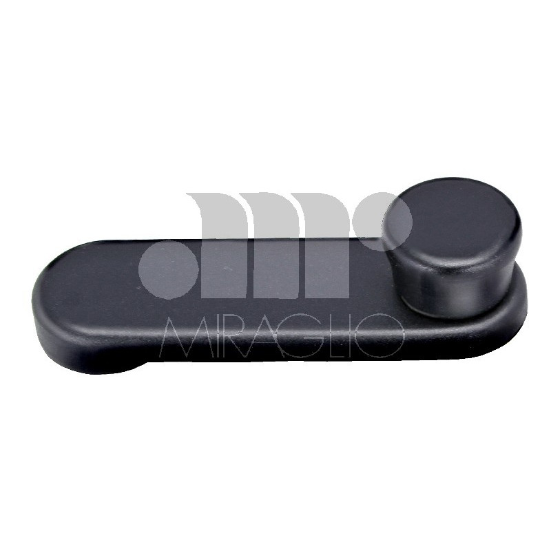 MANIGLIA ALZACRISTALLO ANTERIORE DESTROSINISTRO NERO IN PLASTICA FIAT FIORINO 146 19881991, FIAT FIORINO 146 19911997, FIAT FIO