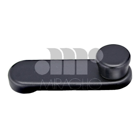 MANIGLIA ALZACRISTALLO ANTERIORE DESTROSINISTRO NERO IN PLASTICA FIAT FIORINO 146 19881991, FIAT FIORINO 146 19911997, FIAT FIO