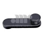 MANIGLIA ALZACRISTALLO ANTERIORE DESTROSINISTRO NERO IN PLASTICA FIAT FIORINO 146 19881991, FIAT FIORINO 146 19911997, FIAT FIO