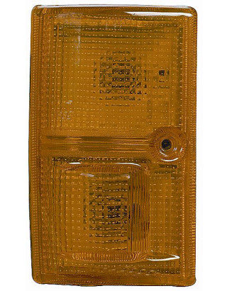 FANALE ANTERIORE DESTRO CON PORTALAMPADA ARANCIO PIAGGIO PORTER 19972009