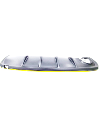 PARAURTI POSTERIORE INFERIORE NERO MOD UNO SCARICO CON SPOILER CON FASCIA GIALLA ALFA ROMEO GIULIETTA 940 20102020       VERS20