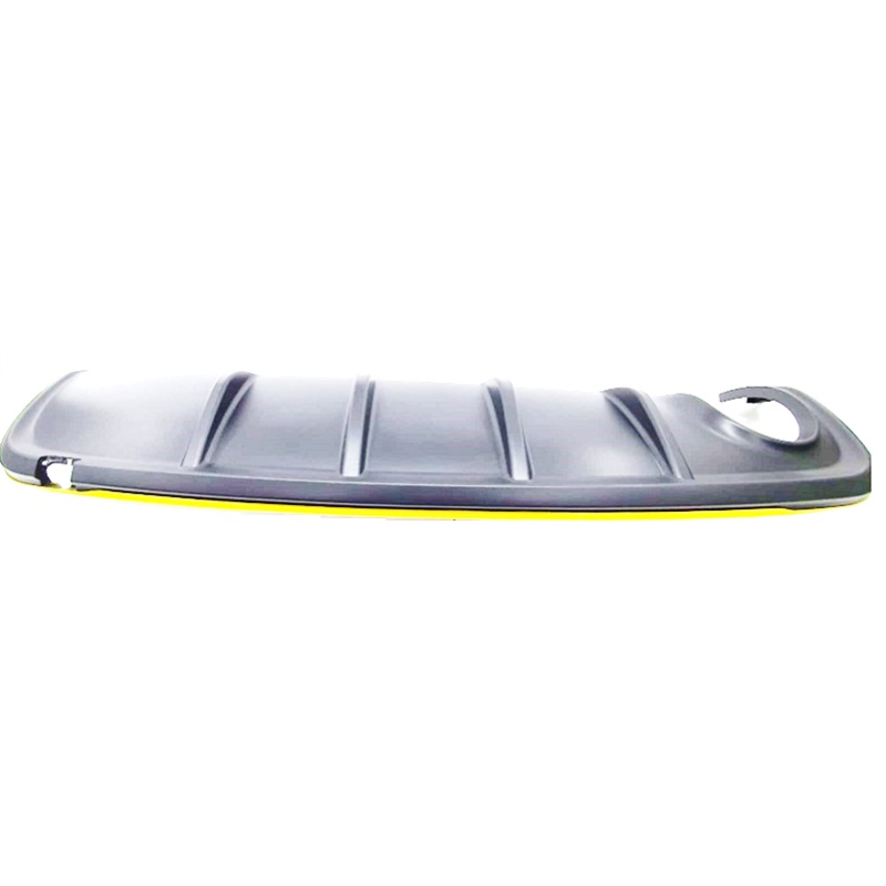 PARAURTI POSTERIORE INFERIORE NERO MOD UNO SCARICO CON SPOILER CON FASCIA GIALLA ALFA ROMEO GIULIETTA 940 20102020 VERS2016