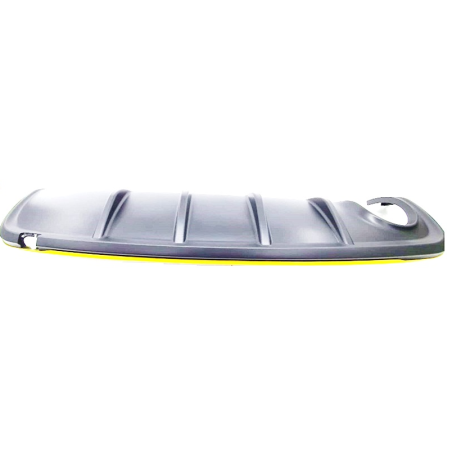 PARAURTI POSTERIORE INFERIORE NERO MOD UNO SCARICO CON SPOILER CON FASCIA GIALLA ALFA ROMEO GIULIETTA 940 20102020 VERS2016