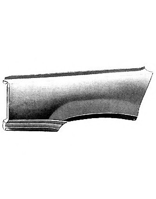 PARAFANGO ANTERIORE DESTRO SENZA RINFORZO FIAT PANDA 141 19821986      , FIAT PANDA 141 19862003      , SEAT MARBELA 28A 198519