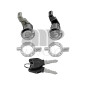 MANIGLIA ESTERNA COPPIA BOCCOLE ANTERIORE DESTROSINISTRO CON CHIAVE RENAULT CLIO IICAMPUSTHALIA BBCB 20012006, RENAULT CLIO II 