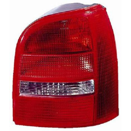 FANALE POSTERIORE DESTRO SENZA PORTALAMPADA BIANCOROSSO AUDI A4 8D2 19942000VERS SW 19992001