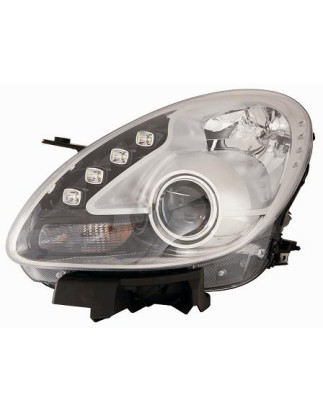 PROIETTORE SINISTRO LED CON PARABOLA CROMATA CON MOTORE CON LUCE DIURNA LED ALFA ROMEO GIULIETTA 940 20102020