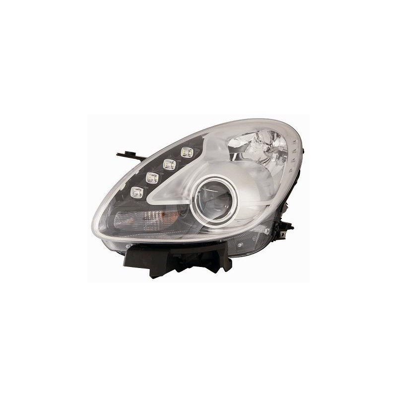 PROIETTORE DESTRO LED CON PARABOLA CROMATA CON MOTORE CON LUCE DIURNA LED ALFA ROMEO GIULIETTA 940 20102020