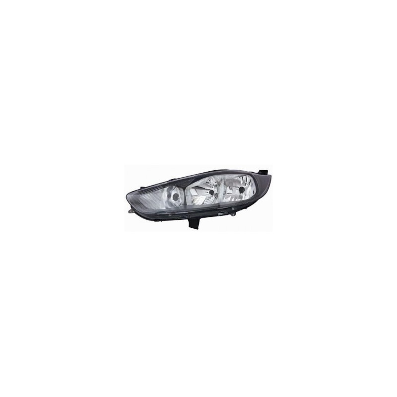 PROIETTORE DESTRO H7,H15 CON PARABOLA NERA CON MOTORE FORD FIESTA JD 20132017