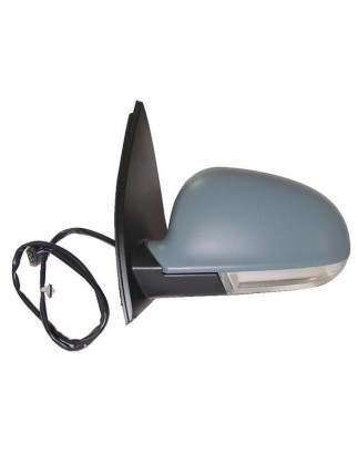 RETROVISORE ELETTRICO SINISTRO CON PRIMER TERMICO ASFERICO CON FANALINO INTEGRATO VOLKSWAGEN GOLF V 1K1 20042008