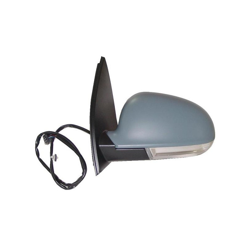 RETROVISORE ELETTRICO SINISTRO CON PRIMER TERMICO ASFERICO CON FANALINO INTEGRATO VOLKSWAGEN GOLF V 1K1 20042008