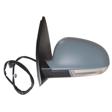 RETROVISORE ELETTRICO SINISTRO CON PRIMER TERMICO ASFERICO CON FANALINO INTEGRATO VOLKSWAGEN GOLF V 1K1 20042008