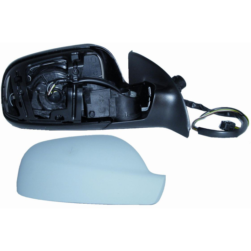 RETROVISORE ELETTRICO DESTRO TÜV CON PRIMER TERMICO VETRO CONVESSO CON SONDA PEUGEOT 307 3A3C 20012005, PEUGEOT 307 3A3C 200520