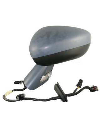 RETROVISORE ELETTRICO DESTRO 11 PIN BASE CROMATA CON PRIMER TERMICO VETRO CONVESSO RICHIUDIBILE ELETTRICAMENTE CON FANALINO INT