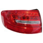 FANALE POSTERIORE SINISTRO SENZA PORTALAMPADA LED LED ESTERNO AUDI A4 8KH8K28K5 20112015VERS SW