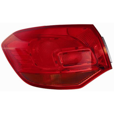 FANALE POSTERIORE SINISTRO SENZA PORTALAMPADA 5 PORTE ROSSO ESTERNO OPEL ASTRA J 3DGTC P10 2011 VERS SW, OPEL ASTRA J 5DSW P10 