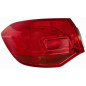 FANALE POSTERIORE SINISTRO SENZA PORTALAMPADA 5 PORTE ROSSO ESTERNO OPEL ASTRA J 3DGTC P10 2011 VERS SW, OPEL ASTRA J 5DSW P10 
