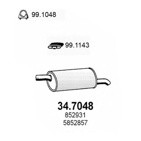S P OPEL ASTRA 14 FAM 91