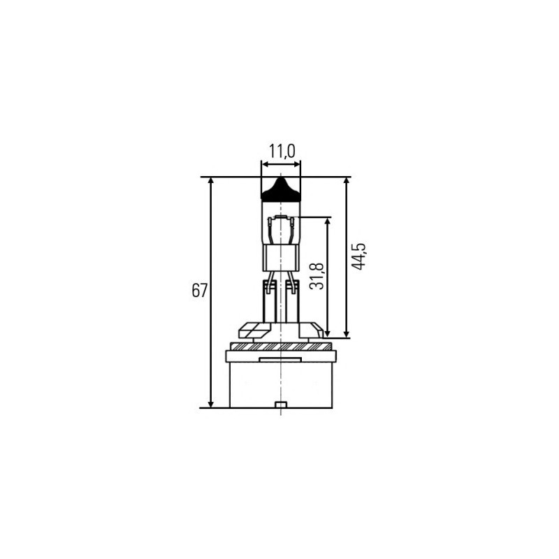 H27W1 12V 27W STANDARD