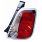 FANALE POSTERIORE SINISTRO SENZA PORTALAMPADA FIAT 500 312 20072015