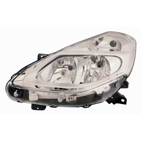 PROIETTORE DESTRO 2H7 CON PARABOLA CROMATA CON PREDISPOSIZIONE REGOLAZIONE ELETTRICA RENAULT CLIO III BR0 1CR0 1 20092013