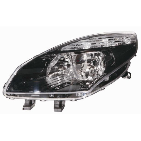 PROIETTORE SINISTRO H7,H7 CON PARABOLA NERA CON PREDISPOSIZIONE REGOLAZIONE ELETTRICA RENAULT SCENICGRAND SCENIC JZ0JZ1 20092012