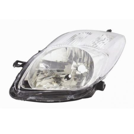 PROIETTORE SINISTRO H4 MODELLO VALEO SENZA MOTORE CON PARABOLA CROMATA CON PREDISPOSIZIONE REGOLAZIONE MANUALE ED ELETTRICA TOY