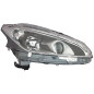 PROIETTORE DESTRO LED H7,H7,PY21WSV CON PARABOLA NERA CON LUCE DIURNA LED CON PREDISPOSIZIONE REGOLAZIONE ELETTRICA PEUGEOT 208