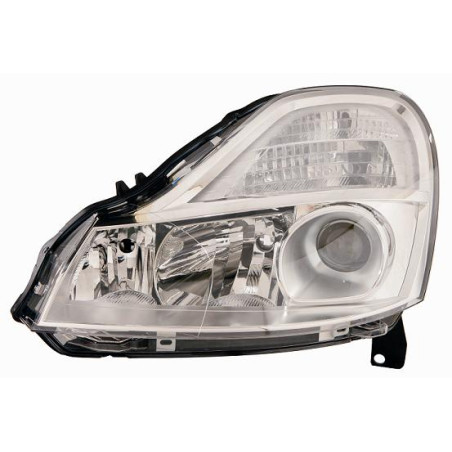 PROIETTORE SINISTRO H1 CON LENTICOLARE CON PREDISPOSIZIONE REGOLAZIONE ELETTRICA RENAULT MODUS FJP0 20082013