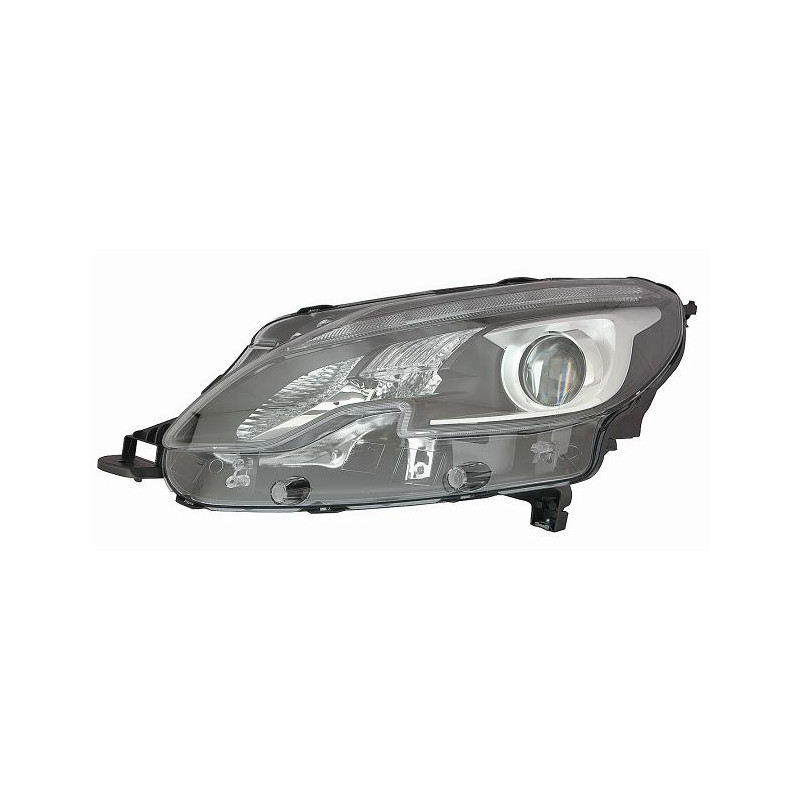 PROIETTORE SINISTRO LED H7,H7,PWY24W CON MOTORE PEUGEOT 2008 I CU 20162019