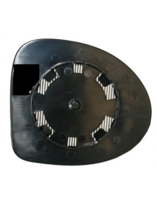 VETRO CON PIASTRA DESTRO CONVESSO RENAULT SYMBOL 20082013, RENAULT TWINGO CN0 20072012