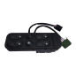 PULSANTIERA ALZACRISTALLI PORTA ANTERIORE SINISTRA 1415 PIN 4 INTERRUTTORI OPEL VECTRA A J89 1989199  OPEL VECTRA A J89 19921995