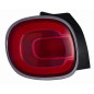 FANALE POSTERIORE SINISTRO SENZA PORTALAMPADA CORNICE CROMATA FIAT 500 L 351352 20122017, FIAT 500 L 351352 2017