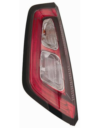 FANALE POSTERIORE SINISTRO SENZA PORTALAMPADA LED CORNICE NERA BORDO INTERNO ROSSO FIAT PUNTO 199 201  FIAT PUNTO EVO 199 20092
